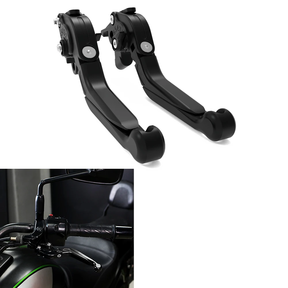 Motorcycle Adjustable Brake Clutch Levers Folding Extendable For Kawasaki GPX750R GPZ 1000 RX GPZ1100 900R GTR1000 MZ 1000SF/ST