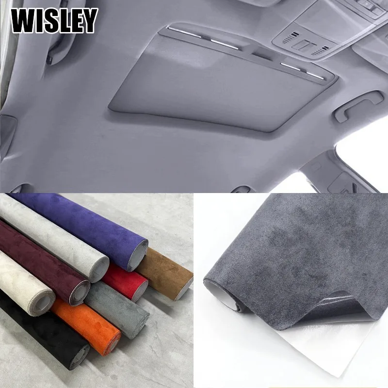 Self-adhesive Suede Fabric for Car Interior Refurbishment Modification Door Panel Workbench DIY Supply Velvet Fabric Repair Tape