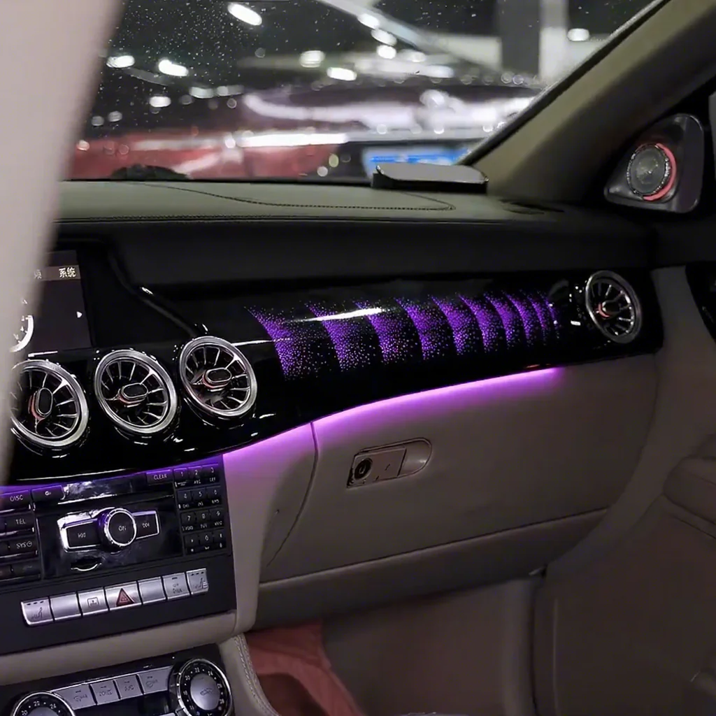 For Benz CLS C218/W218/CLS63 2012-2017 Car 256 Colors Ambient Light Kit New Interior LED Symphony atmosphere lights