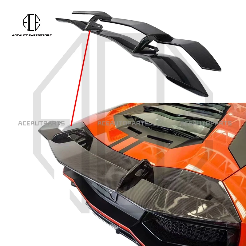 

Заднее крыло для Lamborghini LP700 V Style, сухое заднее крыло из углеродного волокна, задний спойлер для Aventador LP700 LP720 LP740 LP750, комплект кузова