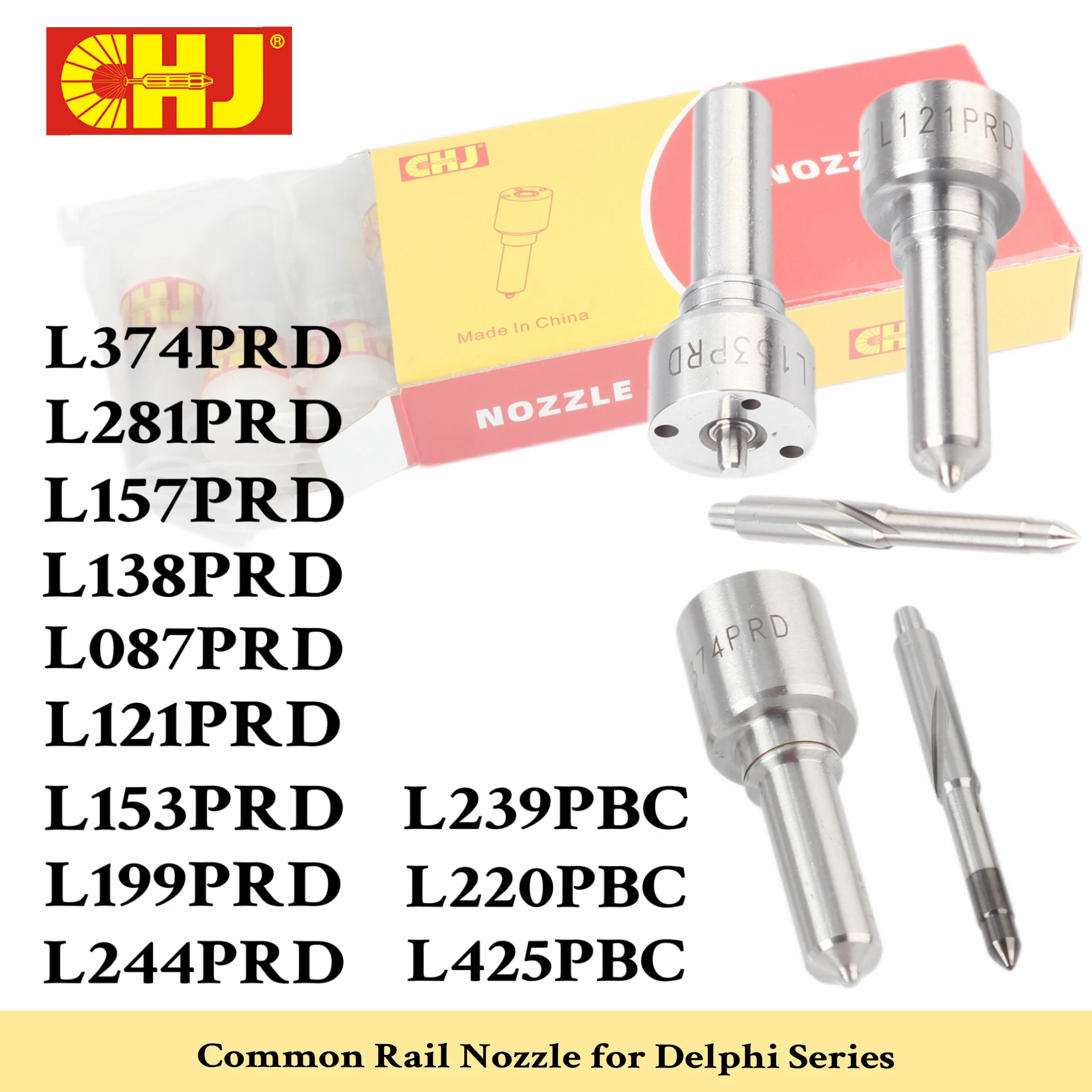 CHJ L087PRD L121PRD L138PRD L153PRD L157PRD L199PRD Diesel Common Rail NozzleL220PBC L425PBC L239PBC L244PRD L281PRD L374PRD