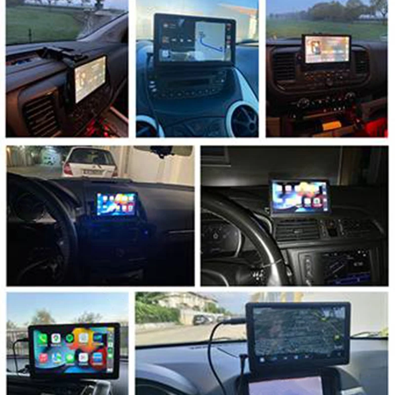 7Inch Universal Car Smart Radio Touch Screen Multimedia Player Wireless Bluetooth Carplay Portable Suspension Player