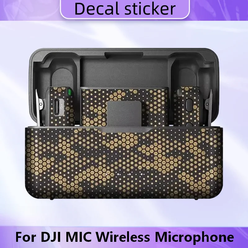 

Для DJI MIC, наклейка на беспроводной микрофон, виниловая пленка против царапин, беспроводной микрофон, защитная наклейка для тела, защитное пальто
