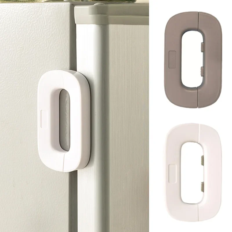 

Self-Adhesive Fridge Lock Latchs System for Home Refrigerator Lock Cabinet Door Locks Kids Baby Child Security Protection Lock