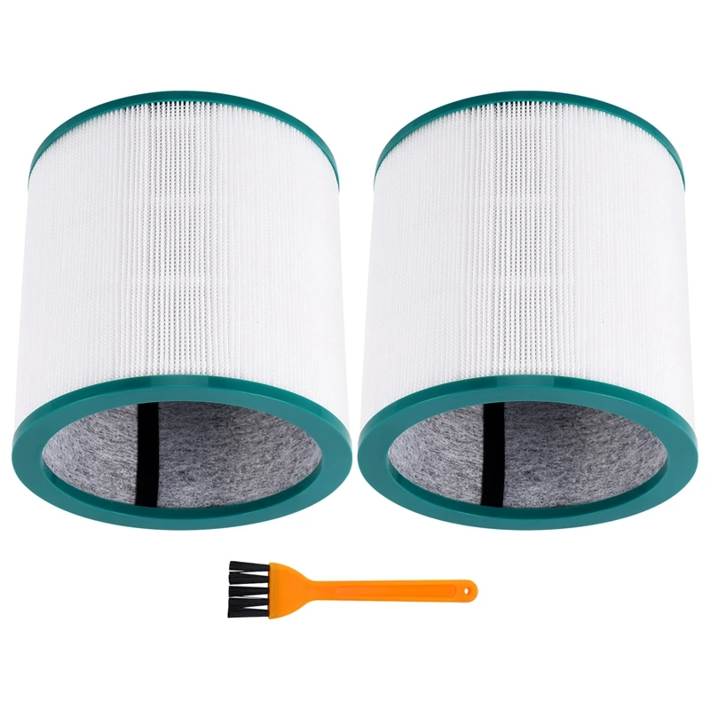 2Pack Replacement TP02 Air Purifier Filters For Dyson Pure Cool Link Models TP01, TP02, TP03, BP01, AM11 Tower Purifier