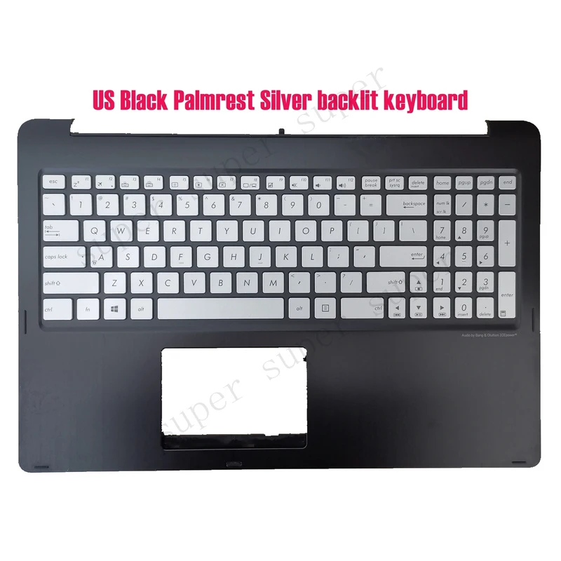 

SSS+ US Palmrest backlit keyboard for Asus Q551L Q551LN Q551LNB N591L N591LN