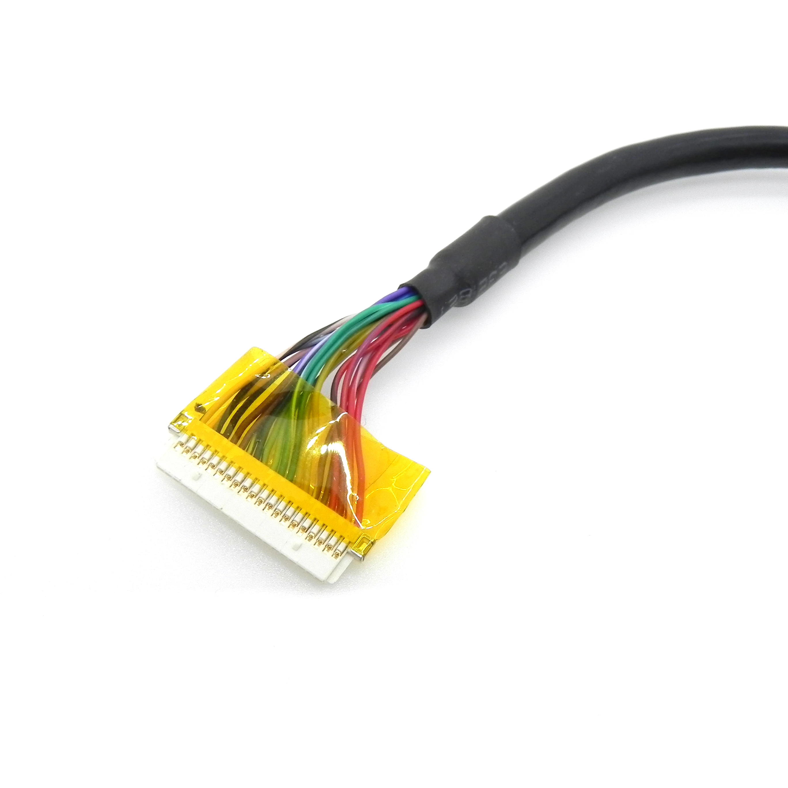 30CM DF19-20P 1.0mm Pitch to 2.0mm Small Dupont Terminal Wire Harness LVDS Jumper Cable for Laptop LCD Industrial Monitor