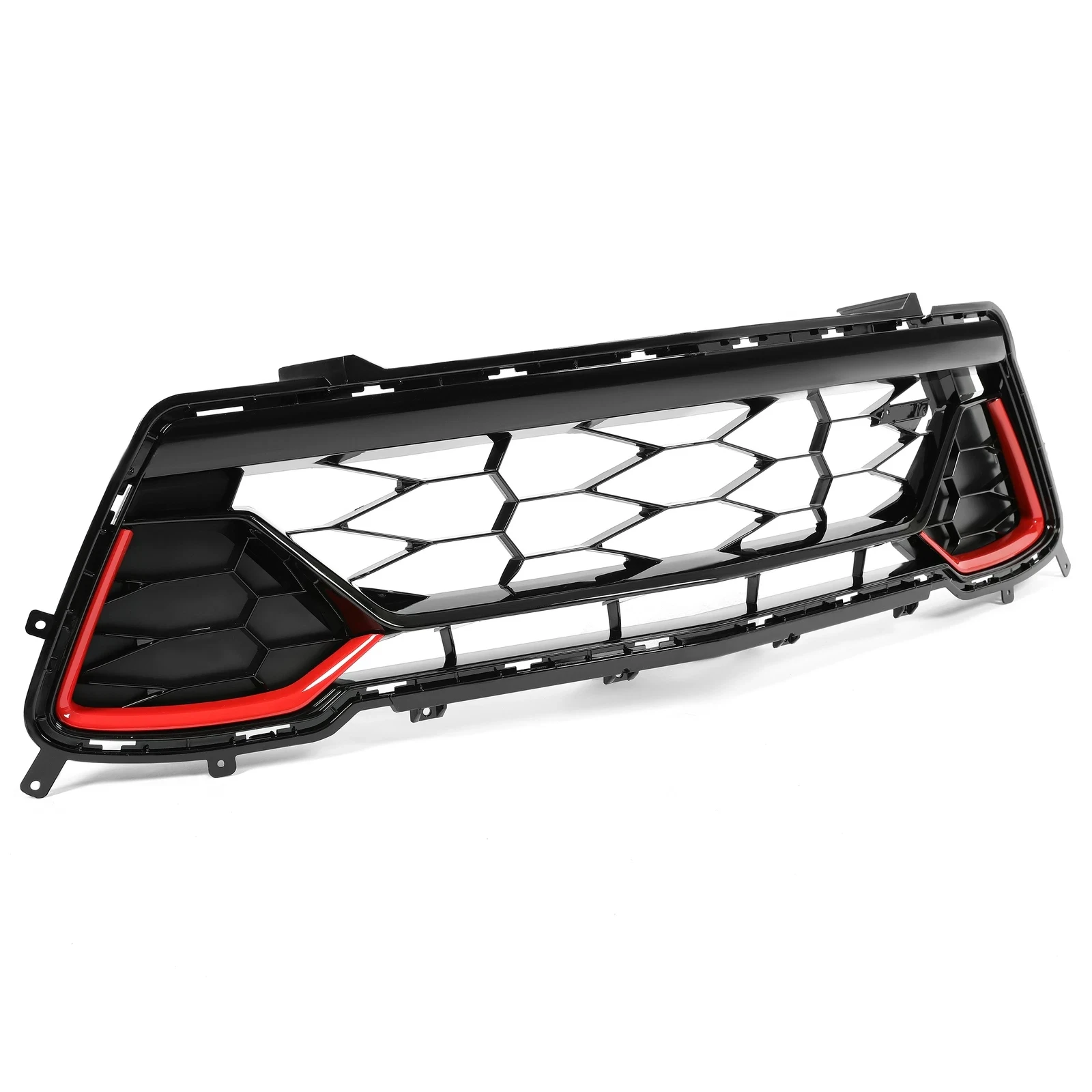 

FOR Front Lower Grille Black Red For 2016-2018 Chevrolet Camaro SS OE 84102026
