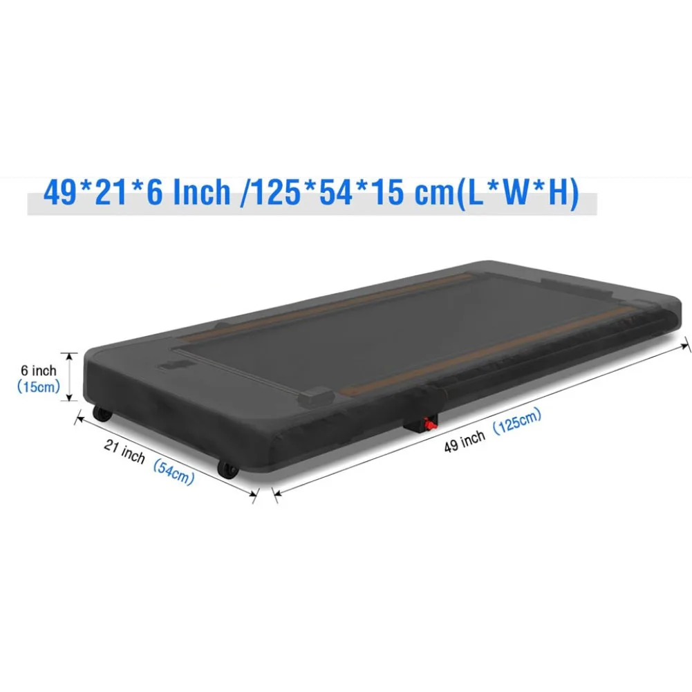 Hot Sales Under Desk Treadmill Cover Oxford Cloth Dustproof Walking Mat Folding Cover For Home Office Fitness Replacement Tool
