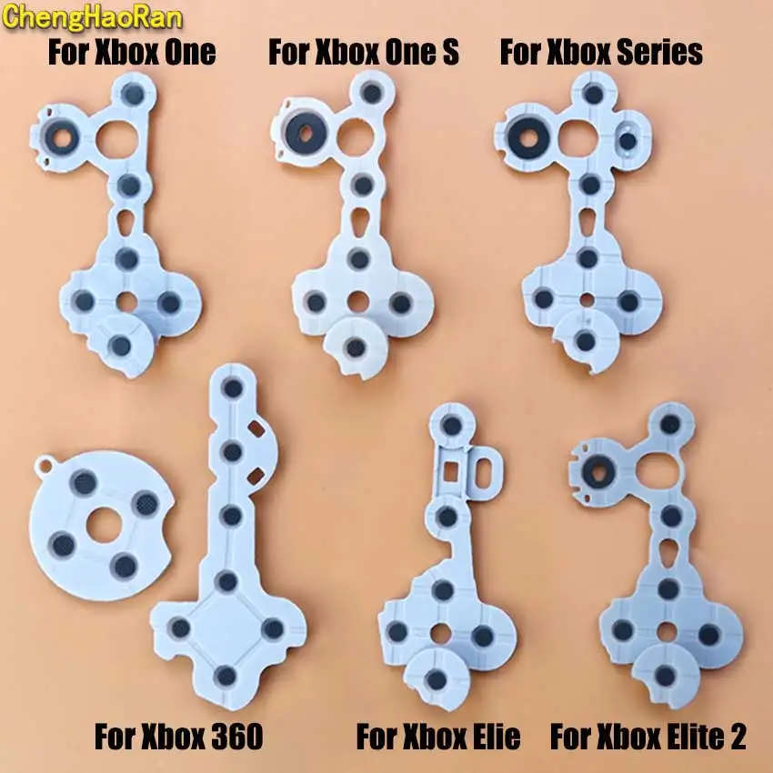 

1pcs Conductive Rubber For Xbox One Slim Series S X Elite 1 2 Controller Silicon Key Button D pad Gamepad Repair Accessories
