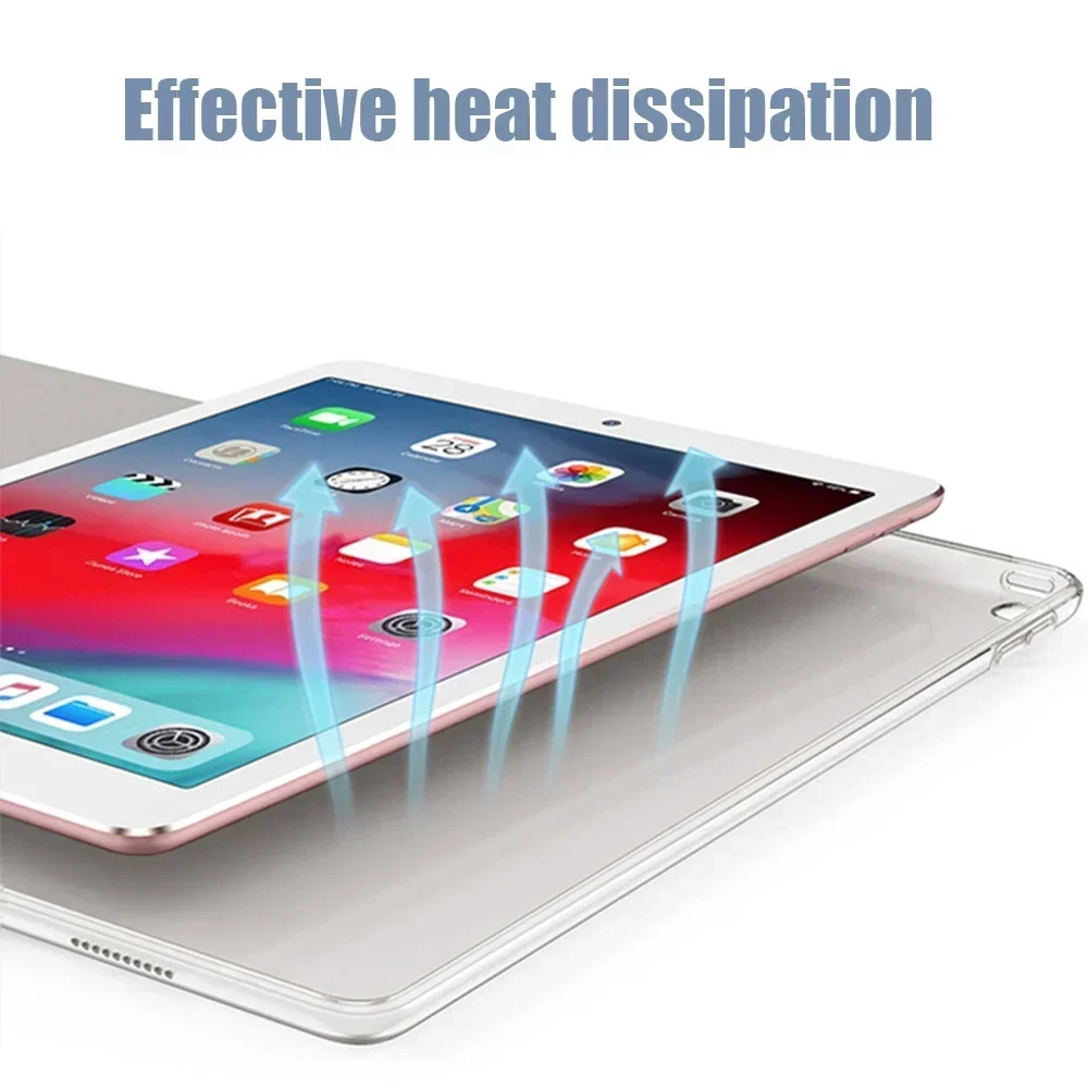 غطاء لوحي من الجلد الصناعي ، حافظة لجهاز Apple iPad Air 3 Pro ، مع الجيل الثالث A2153 ، A2123