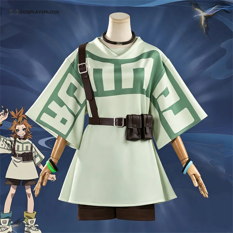 GACHIAKUTA Remlin Halloween Cosplay Costume Halloween Christmas Carnival Outfit Party