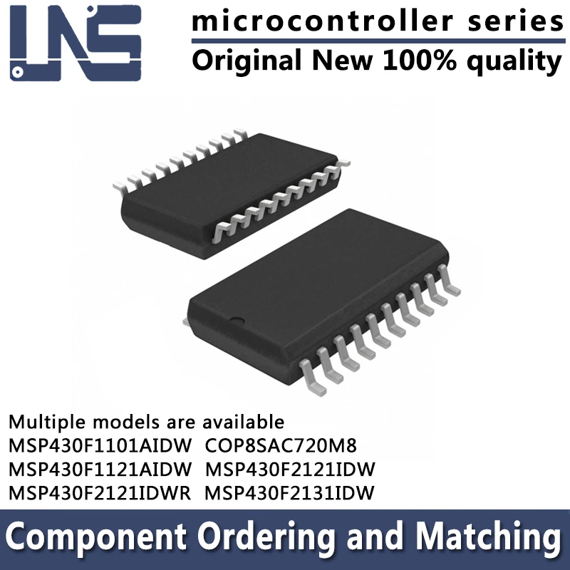 1PCS COP8SAC720M8 MSP430F2121IDW MSP430F2131IDW MSP430F1101AIDW MSP430F1121AIDW SOIC-20 7.50MM microcontroller