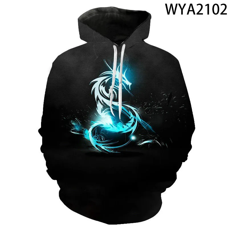 

New 3D Printed China Dragon Hoodies Men Women Children Sweatshirts Fashion Cartoon Anime Dragon Hoodie Pullover