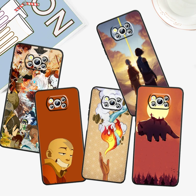 

Avatar The Last Airbender Art For Xiaomi Mi Poco F5 F4 F3 X6 X5 X4 X3 M6 M5 M5S M4 M3 C65 Pro GT NFC 5G Black Cover Phone Case