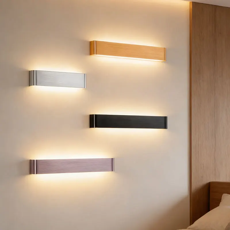 Modern LED Wall Lamp for Bedside Living Room Stairs Aisle Bathroom Home Wall Light Decor Indoor Sconce Lighting Fixture Luster