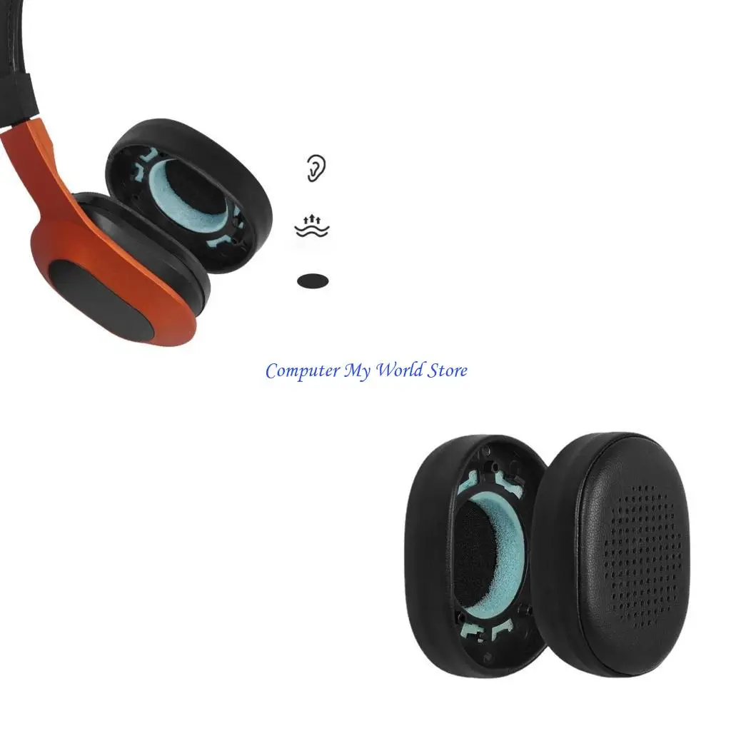 

Elastic Ear Pads Covers for KEF M400 M500 Headphone Earpads Ear Cushions Comfortable Earpads Noise Cancelling Cushion