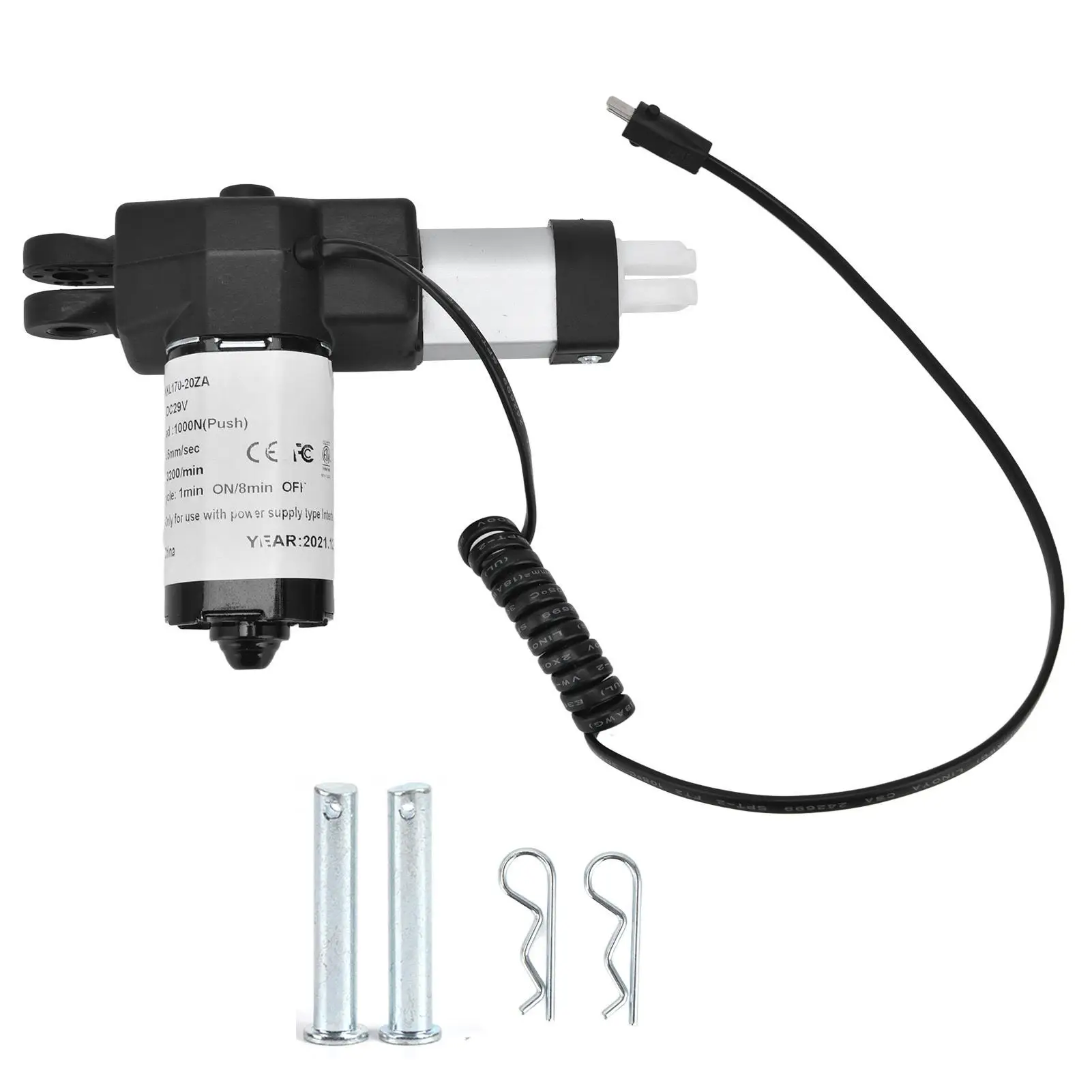 

20M Stroke for electric Linear Actuator 1000N Load IP Rated DC29V for Beds & Sofas - Safe Design