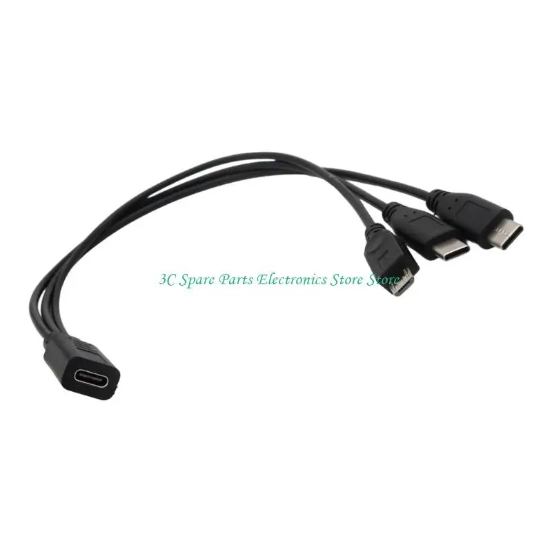 كابل شحن SZ USB من النوع C سلك نقل البيانات لشحن الأجهزة المتعددة في وقت واحد #5