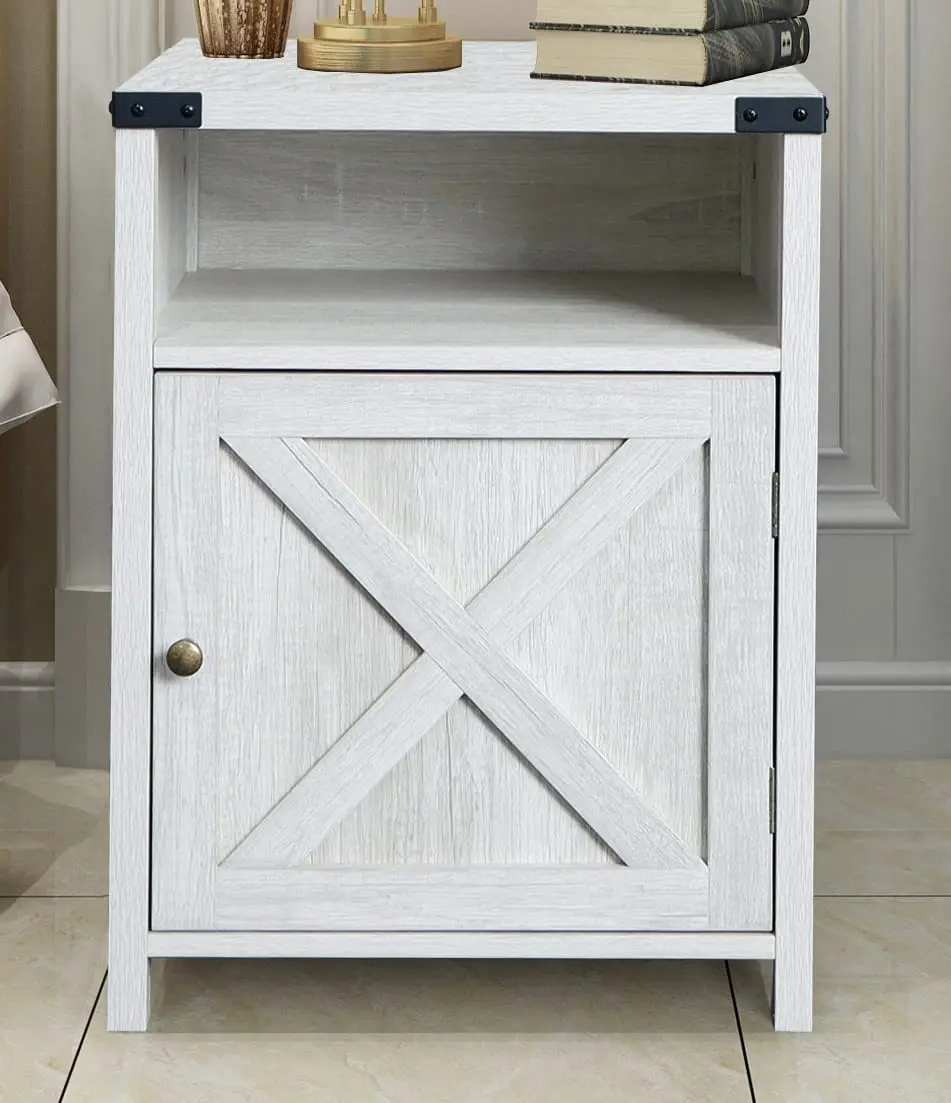 factory direct bedside bedroom side table coffee table living room, bedside table with cabinet and shelf classic design