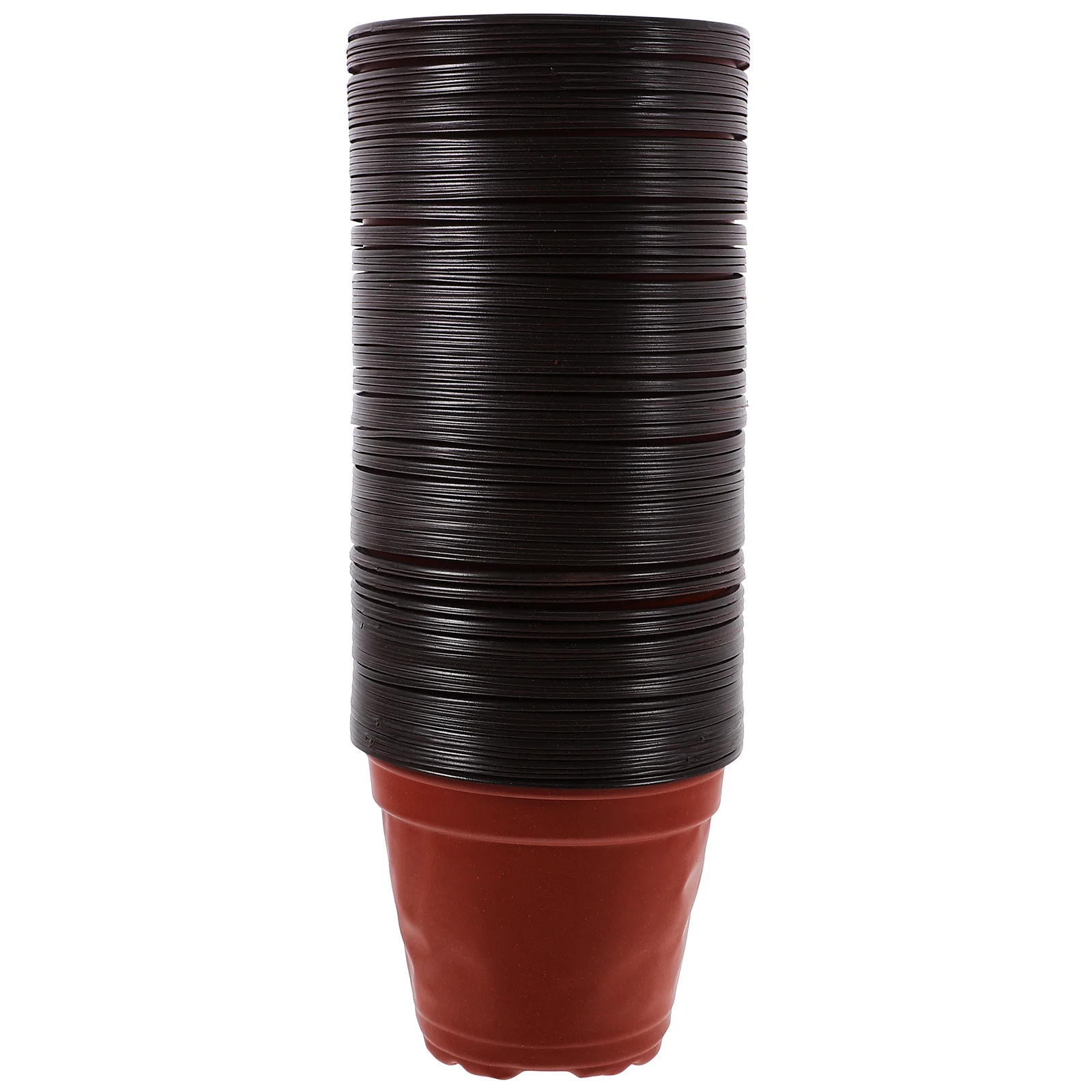 

100Pcs Plastic Nursery Cups Lightweight Plant Seedling Pots for Garden Transplanting and Plant Cultivation Paper Nursery Cups