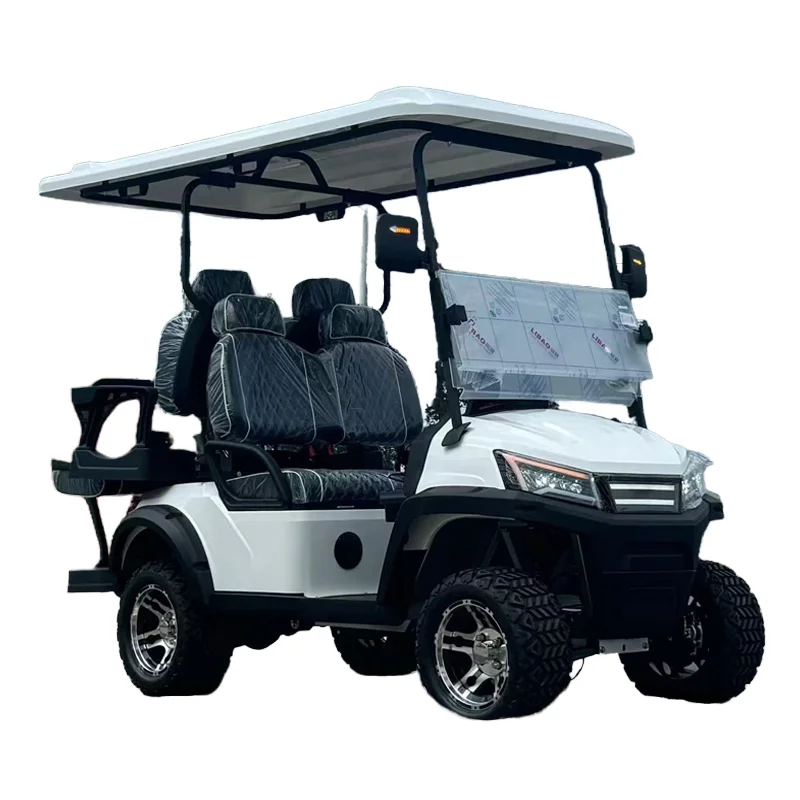 

MMC Роскошная 4-местная электрическая внедорожная тележка для гольфа Настраиваемая электрическая тележка для гольфа