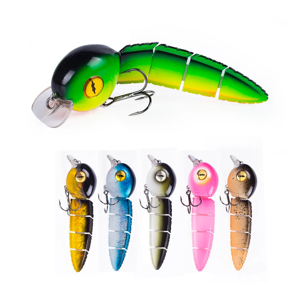 Tadpole Bait Sinking 6 Inch 42g Fishing Lures Multi Jointed Swimbait Wobbler Artificial Fake Hard Plastic Minnow Pike Tackle