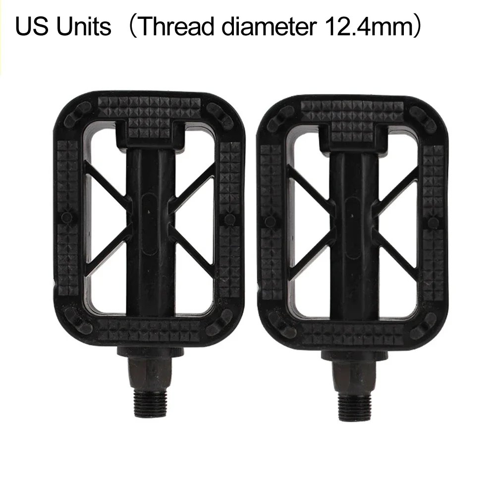 

Anti-slip Bike Pedals Kid's Bike Pedals 65mm Wide Anti-slip Pins Bright Reflective Strips Firm Grip Plastic Material