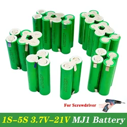 18650 MJ1 1S3P 2S1P 3S2P 4S2P 5S2P 3.7V 8.4V 10.8V 16.8V 18V 3500mAh 7000mAh For Screwdriver Batteries Weld Battery Pack