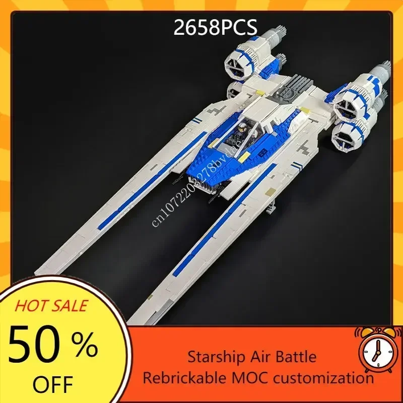 

U-wing Starfighter Space War Weapon MOC SpaceShip Battle Model Building Blocks Architecture Education Assembly Model Toys Gift