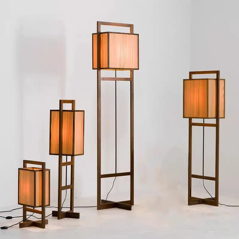 

Retro B&B, new Chinese living room, bedroom, study, tea room, floor lamp, decoration, ornaments, bedside lamp