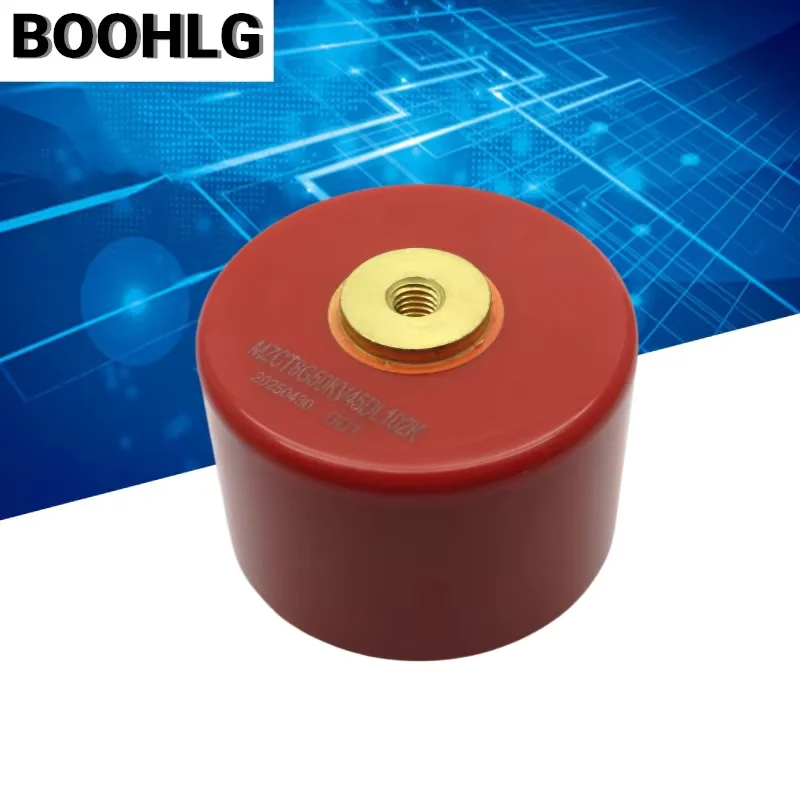 1PCS 50KV 102K 1000pF 1nF bolt high-voltage ceramic capacitor high-frequency pulse laser power equipment
