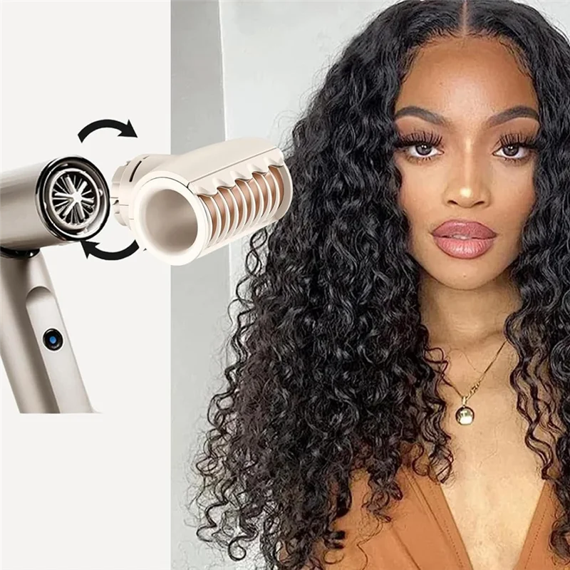فوهة BAAM المضادة للطيران وبراميل تجعيد الشعر التلقائي لـ Shark Flexstyle لمرفقات مجفف الشعر المموج والمجعد المستقيم