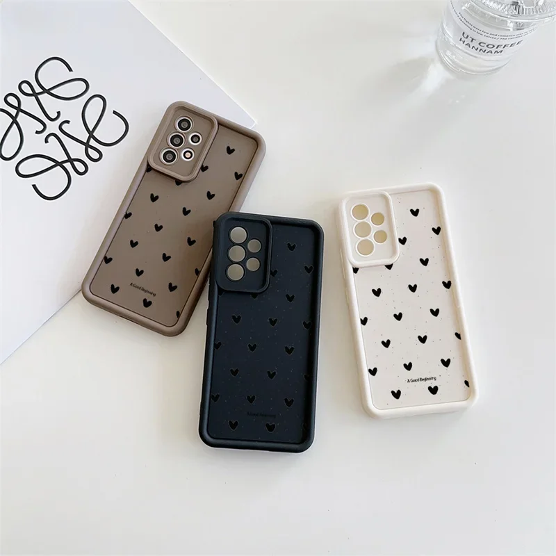 حافظة لهاتف شاومي ريدمي 15C 15 14C 13C 12C 10C A5 ريدمي نوت 14 13 12 Pro Plus 11 12S 11S سيليكون بساطتها الحب القلب #3