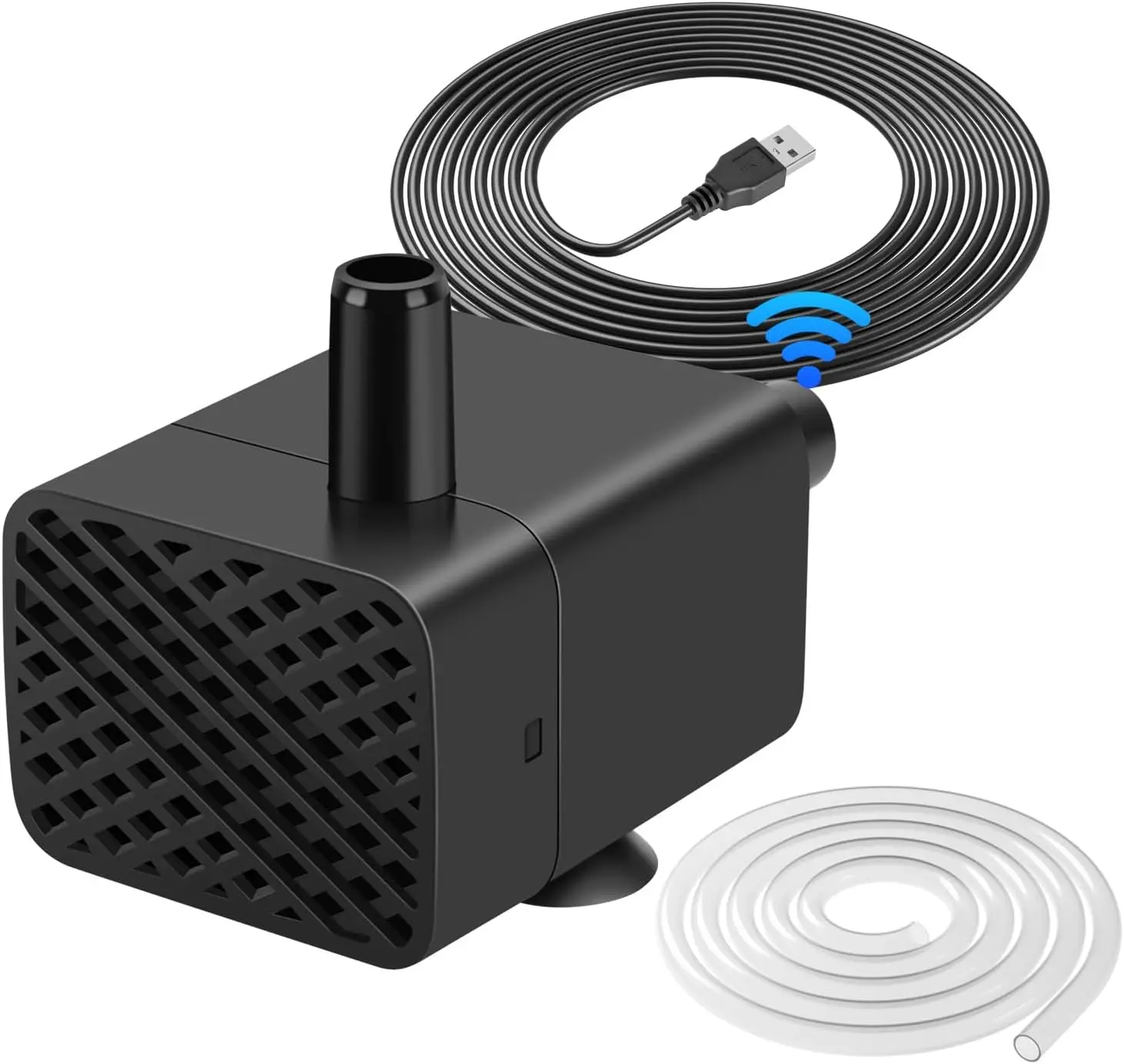 

Small Fountain Pump with & Sensor (DC 5V USB) for Fish Tank, Pet Fountains, Water feature, Tabletop