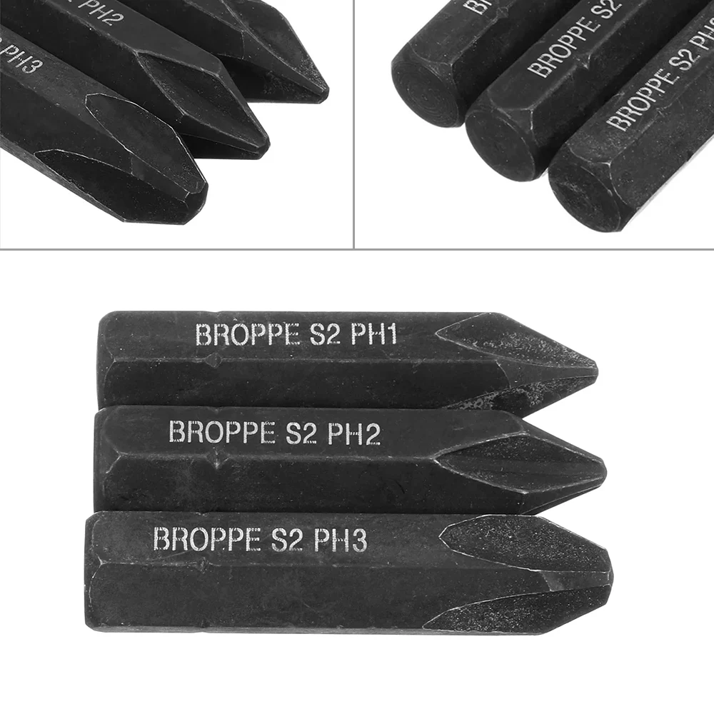 Imagem -06 - Conjunto de Bits Chave de Fenda para Motorista de Impacto Pesado Conjunto mm Hex Haste Cruz Phillips Chave de Fenda Magnética Elétrica Conjunto de Bits Peças