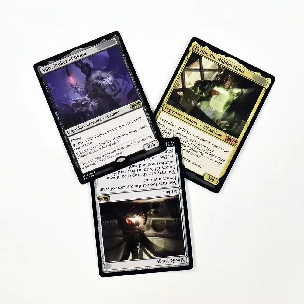 Conjunto principal 2020 (m20) tcg cartas mágicas jogo de alta qualidade proxy jogando cartas místico, kethis jogo de tabuleiro cartas de negociação proxy