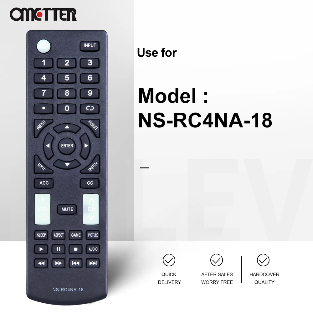 NS-RC4NA-18 جديد لشارة التلفزيون التحكم عن بعد NSRC4NA16 NSRC4NA17 NSRC4NA18 NS-22D420NA18 Fernbedienung