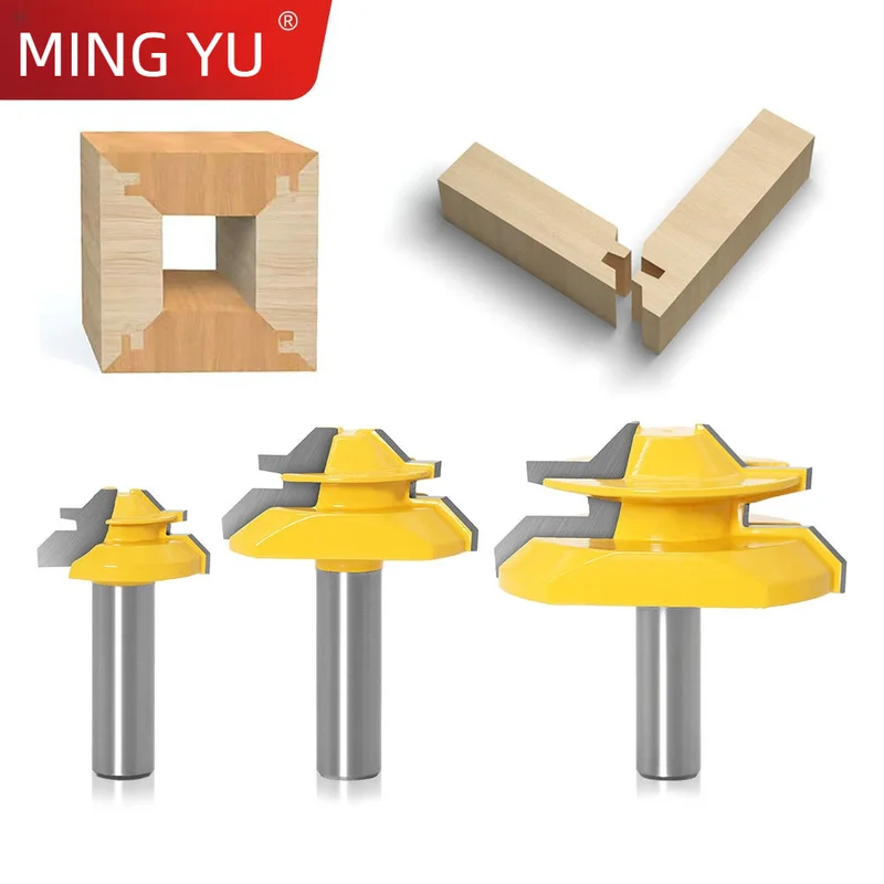 

1/2 handle 1/4 handle 45 degree tenon knife woodworking tool puzzle knife wood milling cutter line knife right angle knife