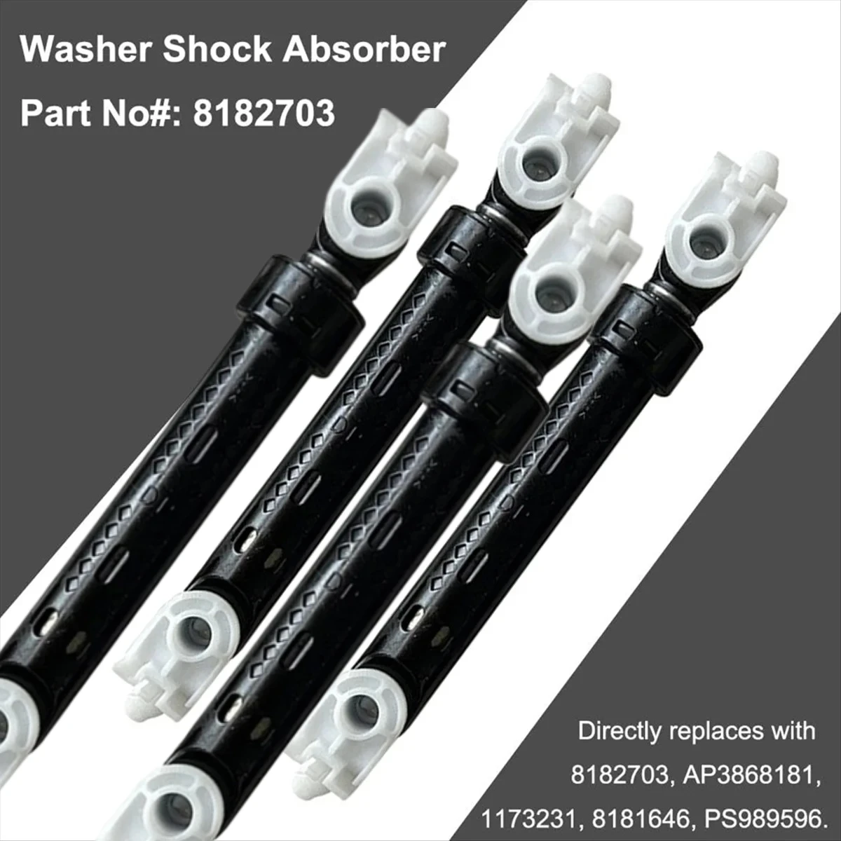 

4 шт. амортизаторы (демпферы) для стиральных машин Whirlpool, модель 8182703, SP989596