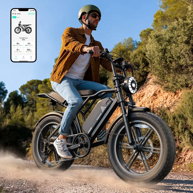 Electric Bike Adults 1500W Peak 48V 15/25AH battery 20" Electric Dirt Bike image 2