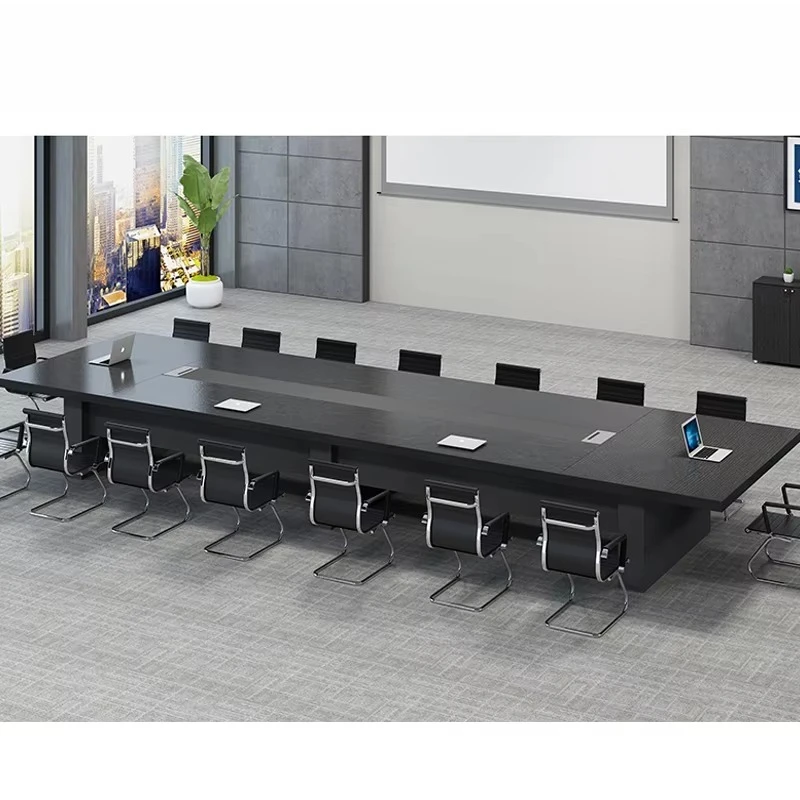Büromöbel Besprechung s Raum Conference tisch Modernes Rechteck Büro Conferenz tisch ute 20 شخصًا تفريغ tisch