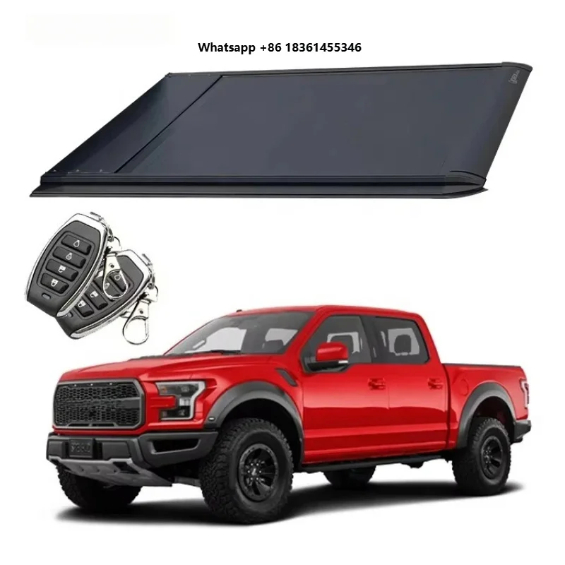 

FOR 4X4 High Quality Hard Aluminum Electric F150 2016 Track Bed Tonneau Cover