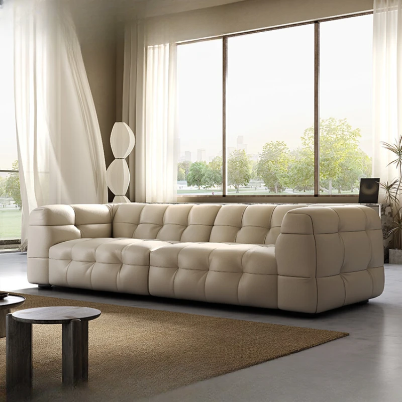 

Waterproof Relax Living Room Sofas Italian Style Minimalista Recliner Kawai Sofas Straight Row Single Canape Salon Furniture