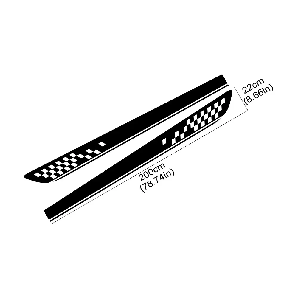 

For BMW 1 Series E82 E87 E88 F20 F21 F70 E81 Car Side Skirt Sticker Decoration Door Vinyl Decals Waterproof Graphics Accessories