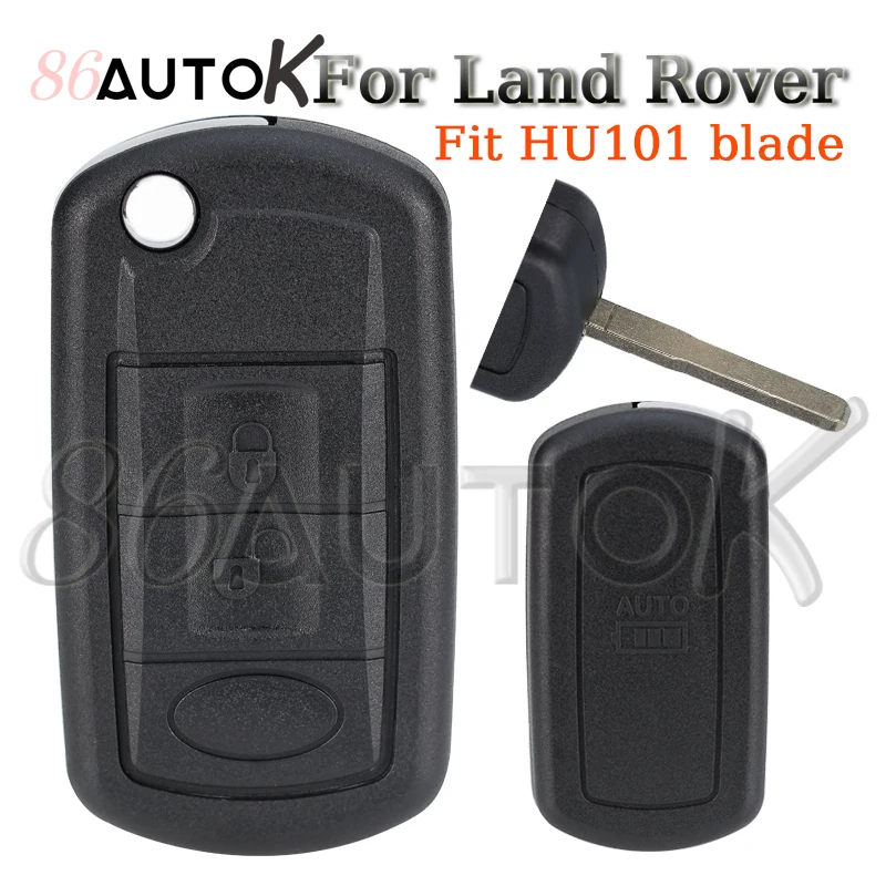 Car Key for Range Rover For Land Rover Sport Vouge 2005-2010 Discovery 3 LR3 2 Buttons Flip Folding Remote Car Key Shell Case