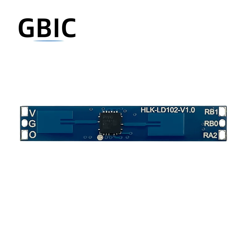 HLK-LD102 5 PCS 10G radar module LD102 hand scan sensor switch near field wave trigger sensor serial port/IO output