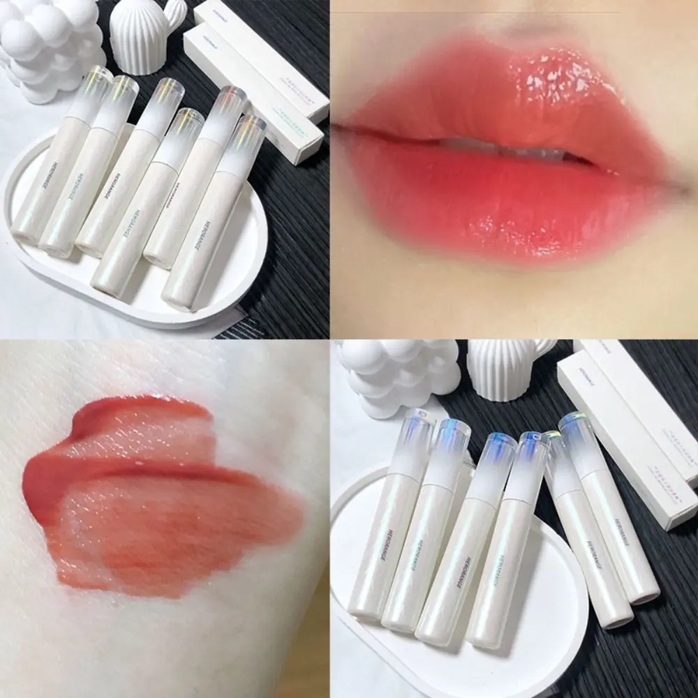 6 Color Mirror Lip Glaze Cosmetics Moisturize Long Lasting Mirror Lipgloss Waterproof Makeup Tool Silky Lipstick Women