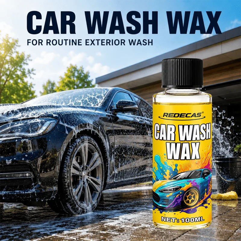 Concentrated 2‑in‑1 Wash & Wax Foam, Removes Dirt & Bugs, Safe for Paint, for Cars, SUVs & Motorcycles