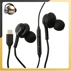 High-Quality Type C Wired Headphones For Samsung For Galaxy In-line Talking In-Ear Headset Headphones